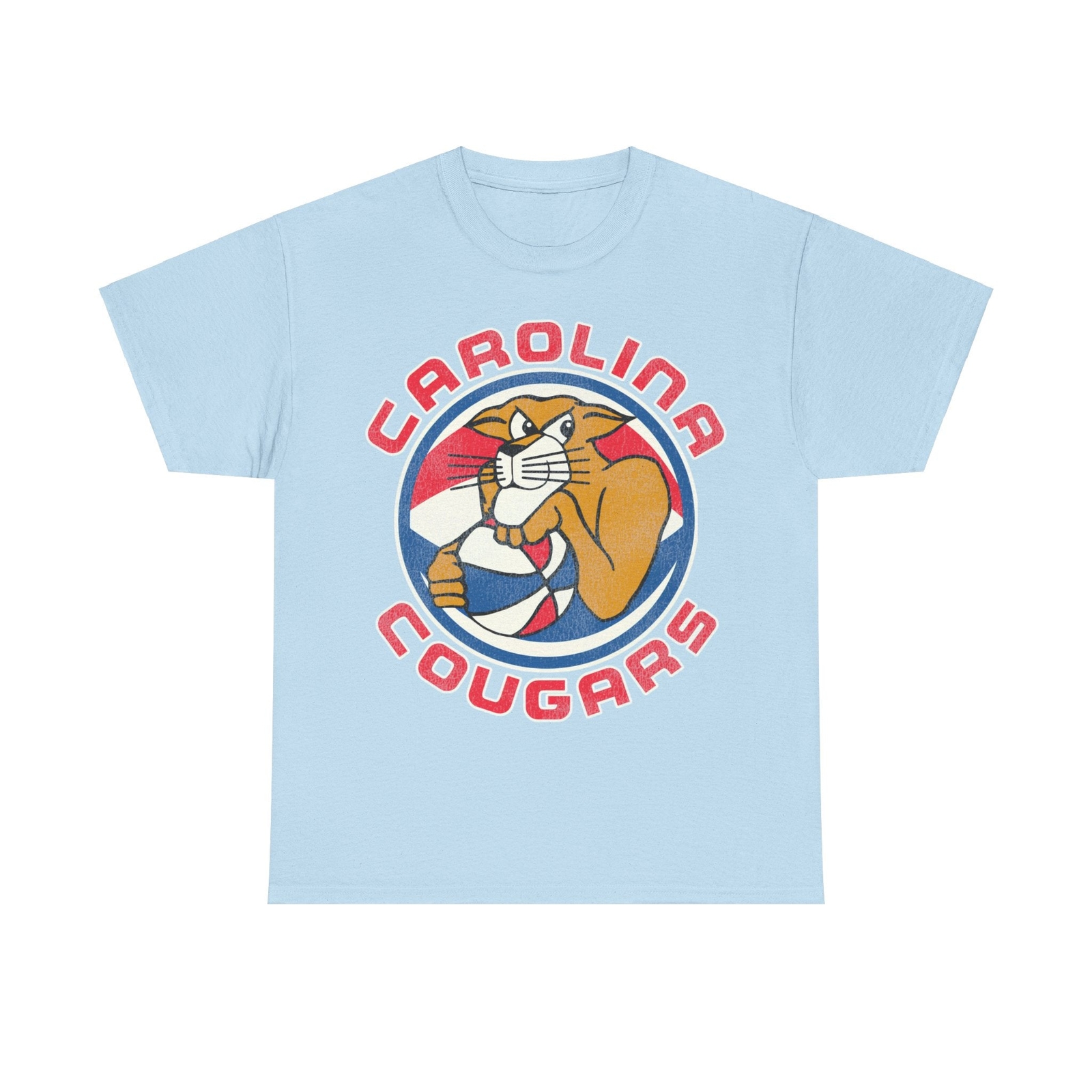 Carolina Cougars ABA Basketball Nostalgic Retro T-shirt