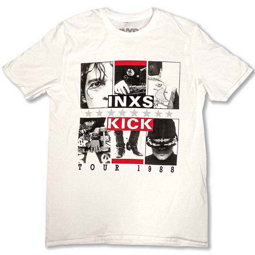 INXS KICK Tour T-Shirt White New