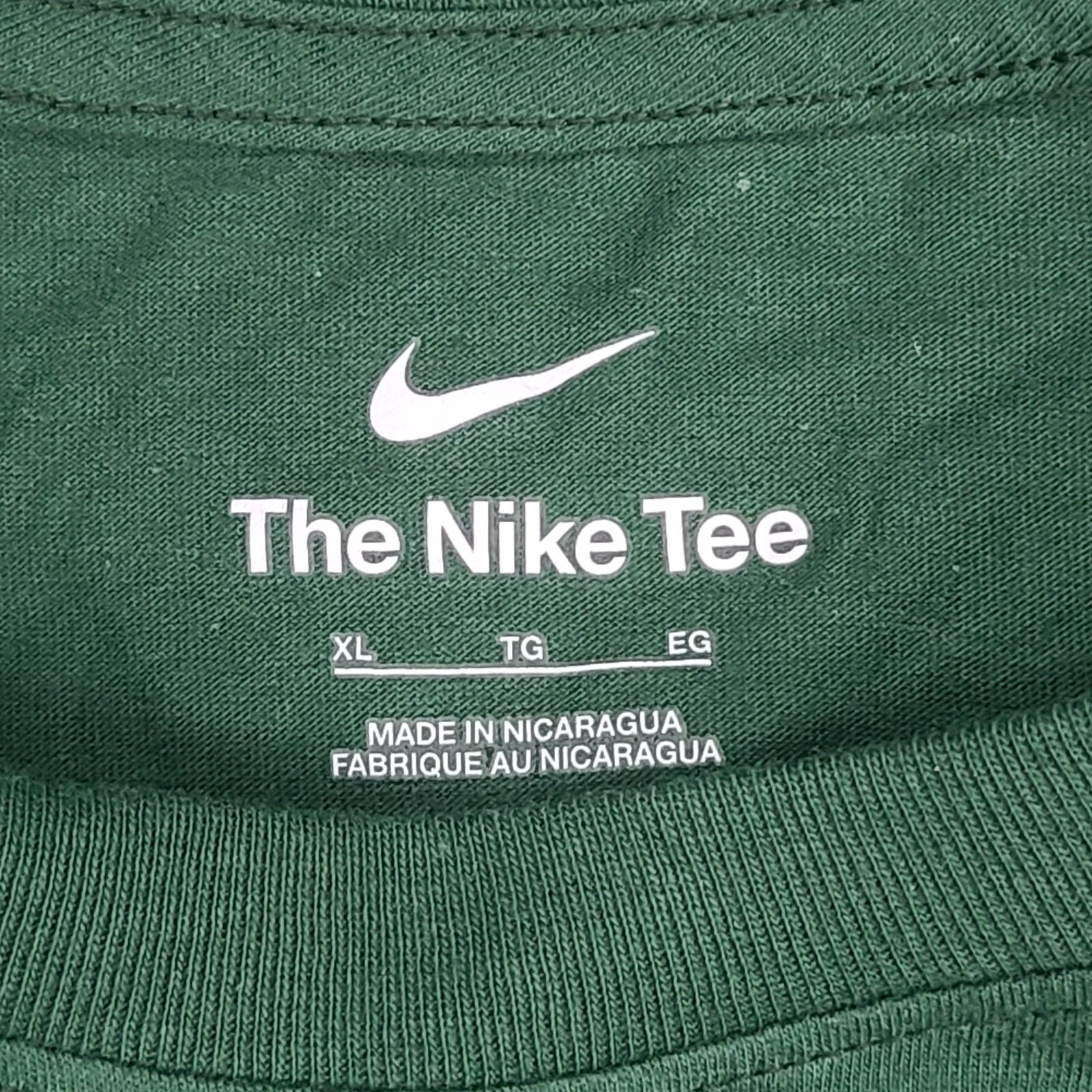 Nike Shirt Mens Extra Large Green Purple Futura White Box Sportswear New Tee XL
