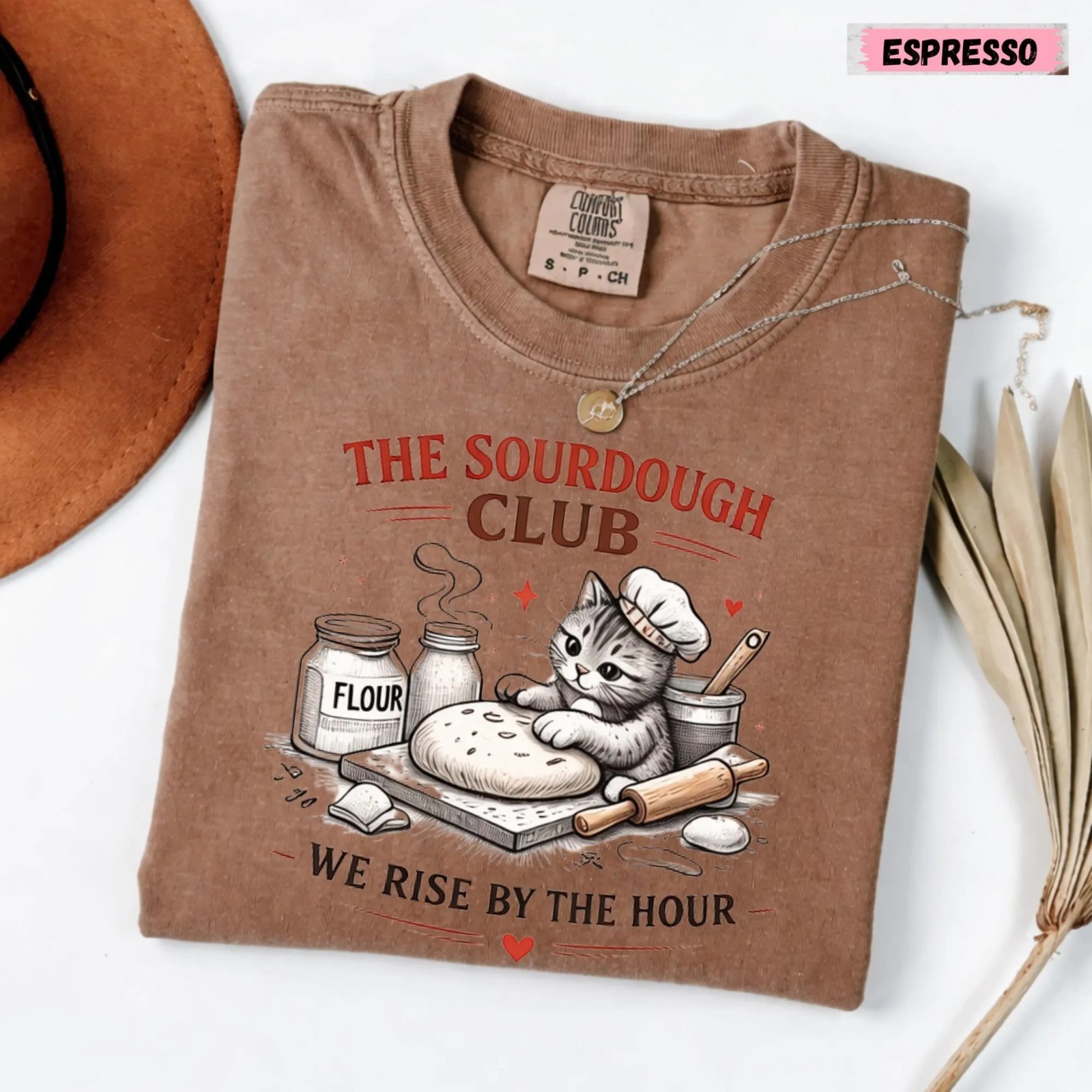 Comfort Colors Cat Lover Tee, Biscuit and Sourdough Unisex T- Shirt