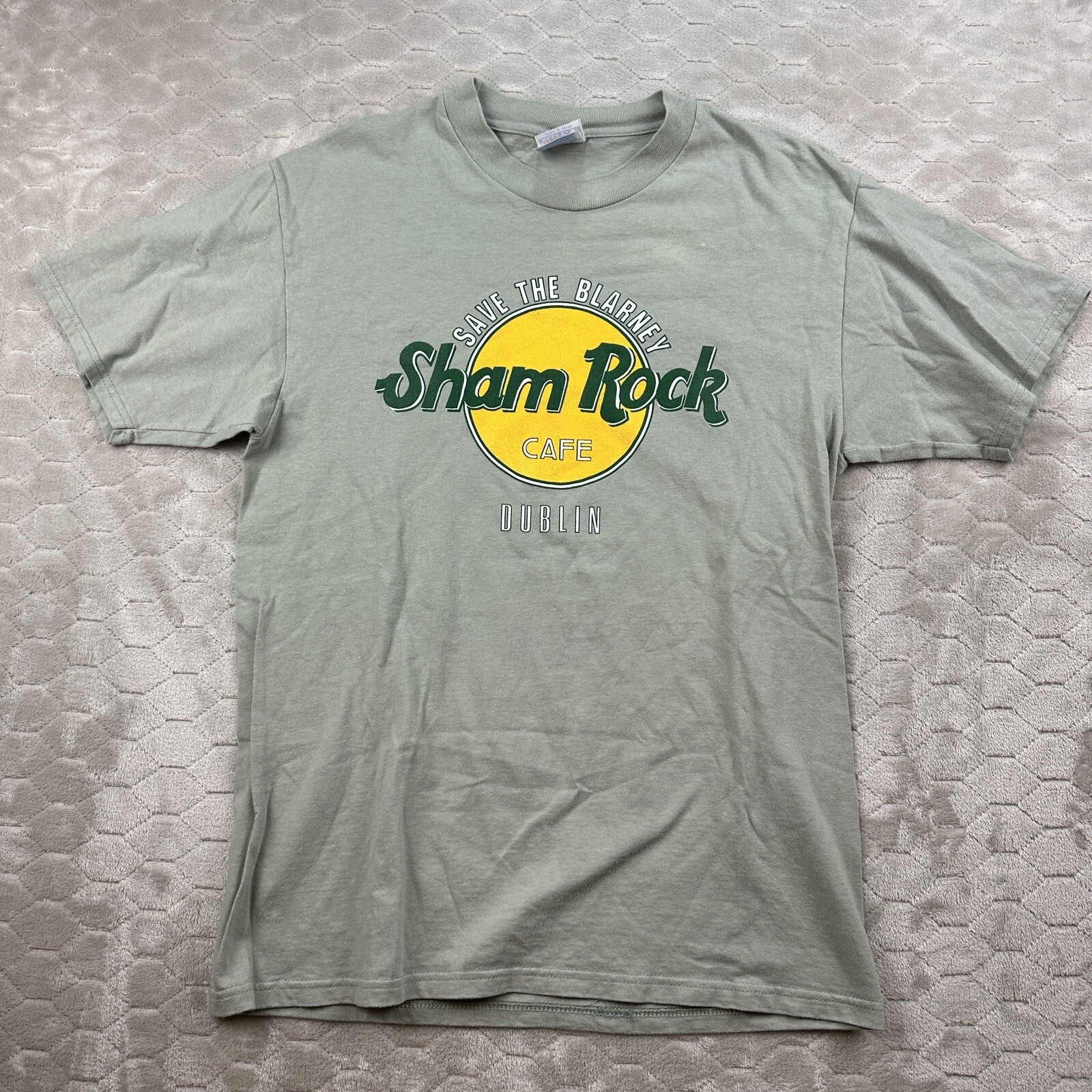 Sham Rock Cafe Dublin Ireland Save The Blarney Shirt – Sz M – See Pics