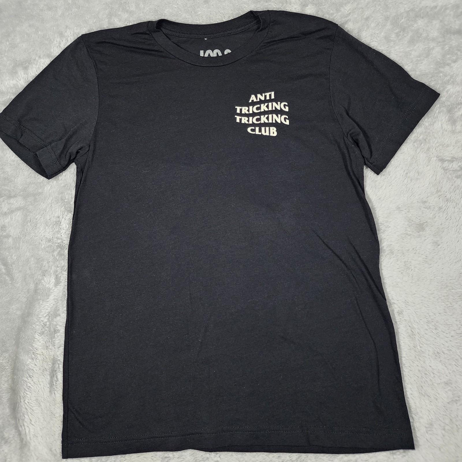 JAM Anti Tricking Club Shirt Mens Medium Graphic Tee Tricking T-Shirt