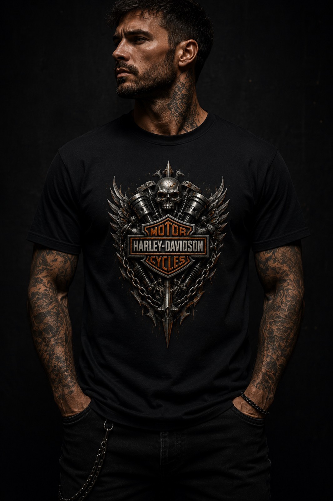 Dark Rider Reborn T-shirt | Gildan® 64000 Black