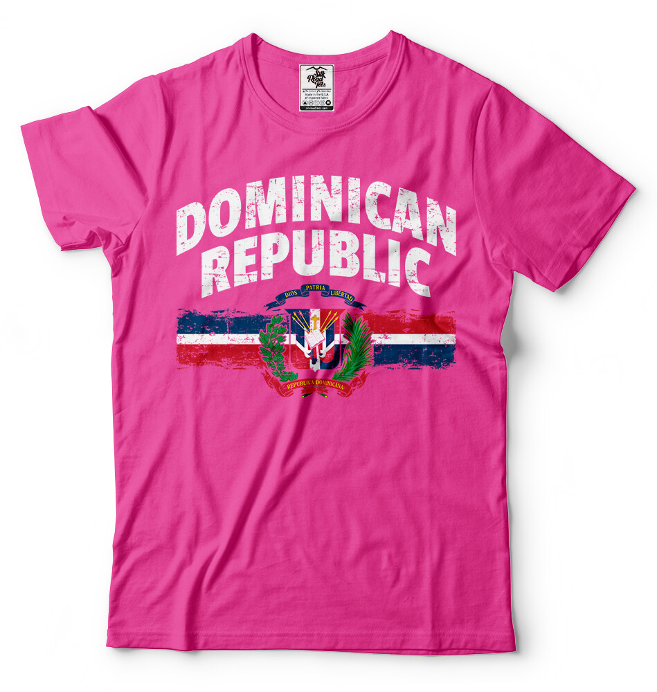 Dominican Republic Pride Country Flag Patriotic T-shirt República Dominicana Tee