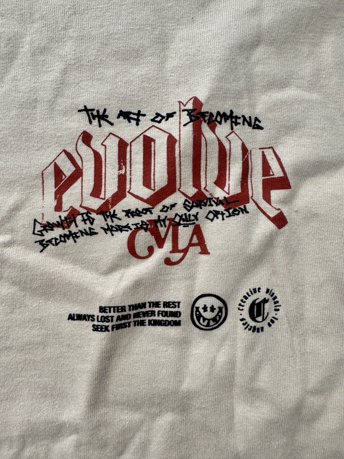 CVLA “Evolve” Graphic Tee — NWOT