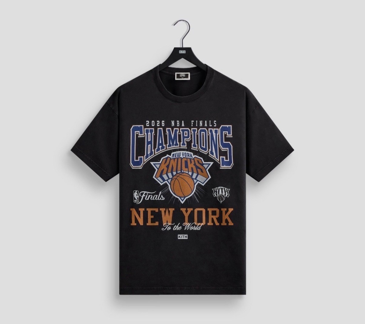 KITH X KNICKS NEW YORK CHAMPIONS 2026 SHIRT SIZE MEDIUM Brand New IN HAND ✅