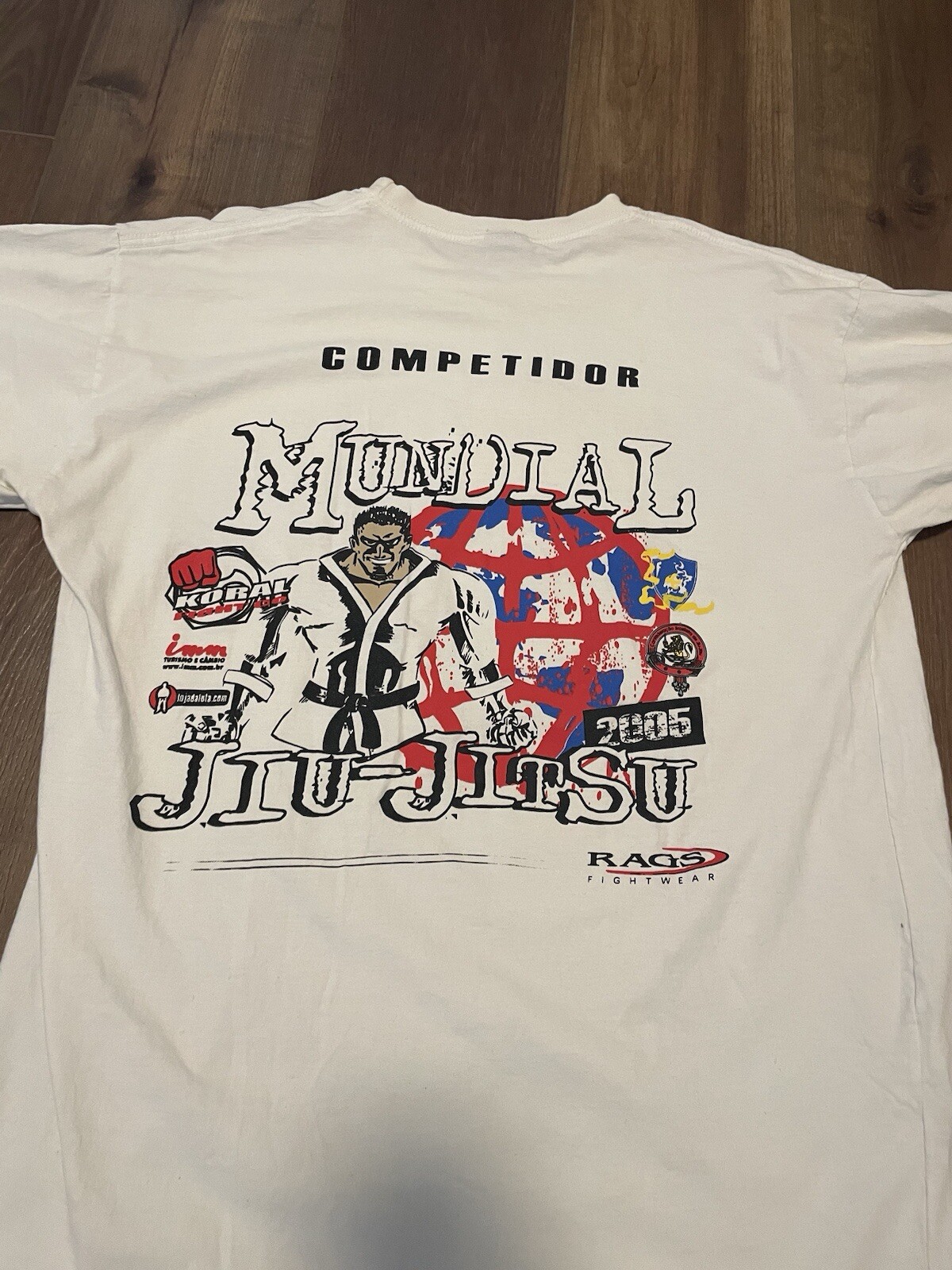 ADCC 2005 Competitor T-Shirt! Made In Brazil! Size Large! 🔥VERY RARE! 🔥