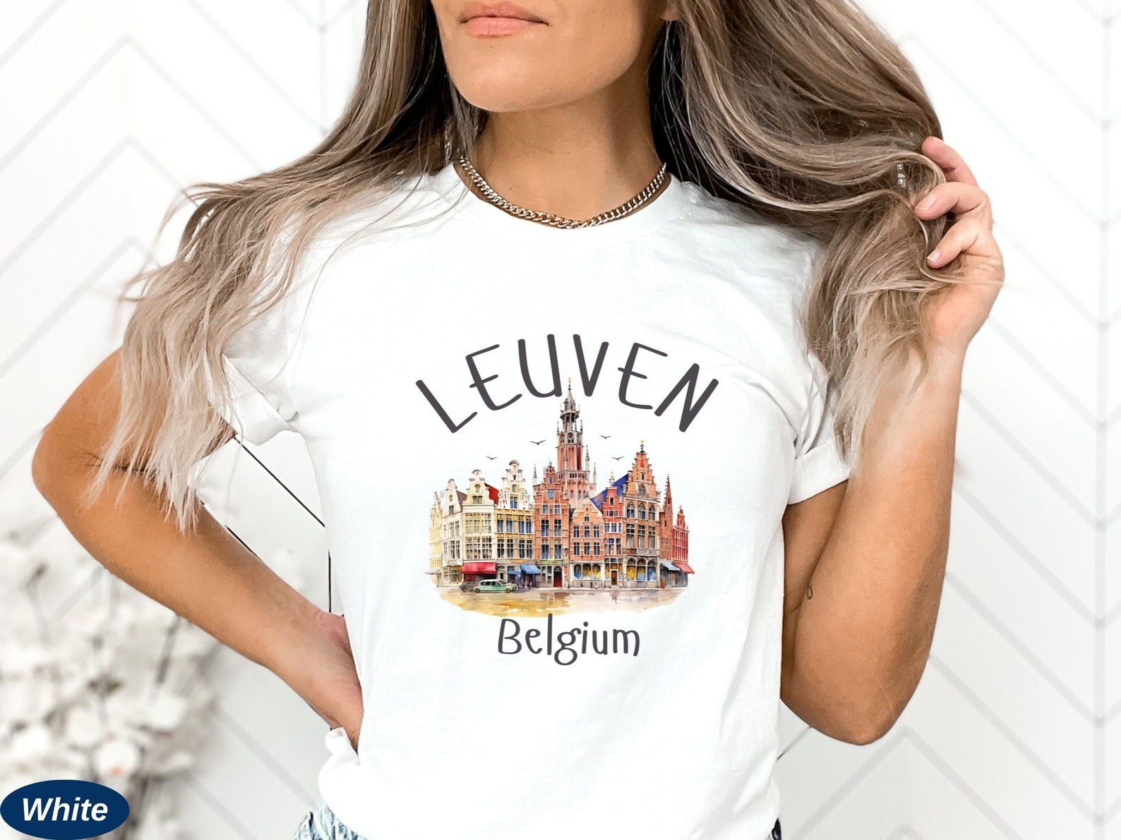 Leuven T-Shirt Travel Gift for Belgium Trip Lovers Souvenir Tee