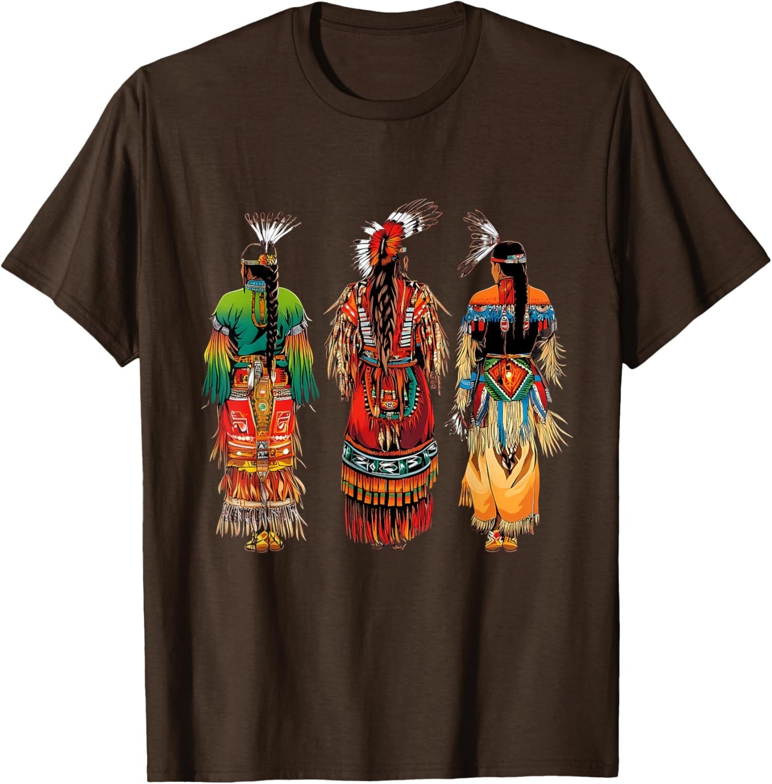 Indian Tribe Native American Feather Headdress Unisex T-Shirt