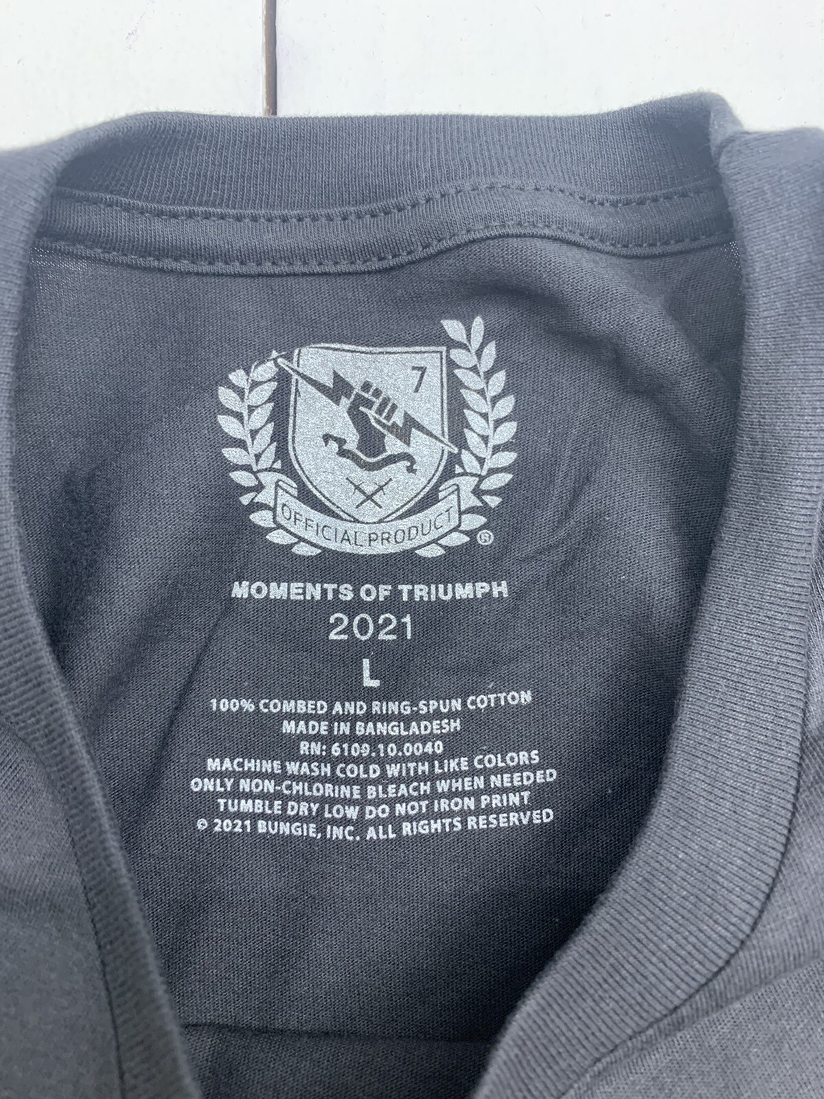 Destiny 2 Reward Moments Of Triumph 2021 Black Short Sleeve Size Large