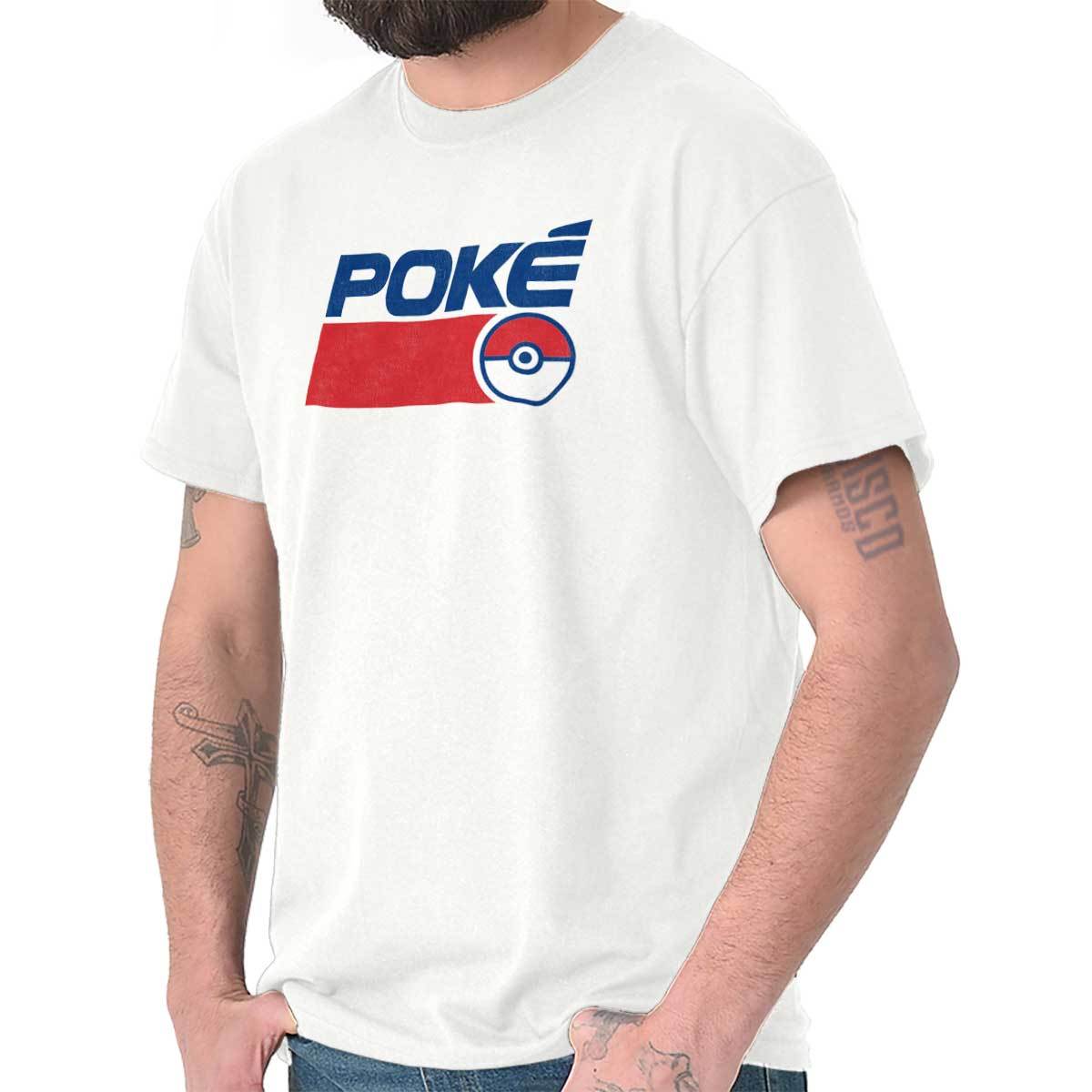 Poke Master Trainer Geek Gamer Animation Gift Womens or Mens Crewneck T Shirt Te