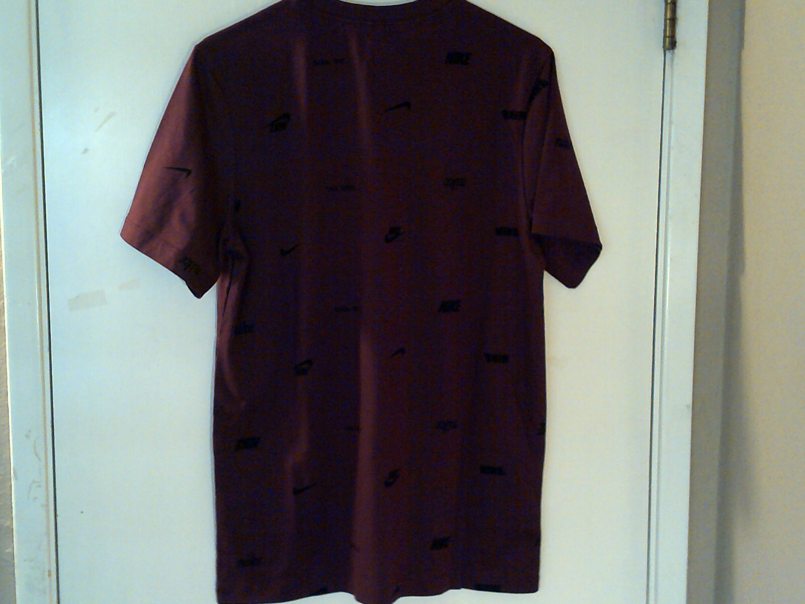 NEW NIKE SPORTSWEAR “INC-All Over Print Tee” MEN’S MAROON T-SHIRT MED FD1279-681
