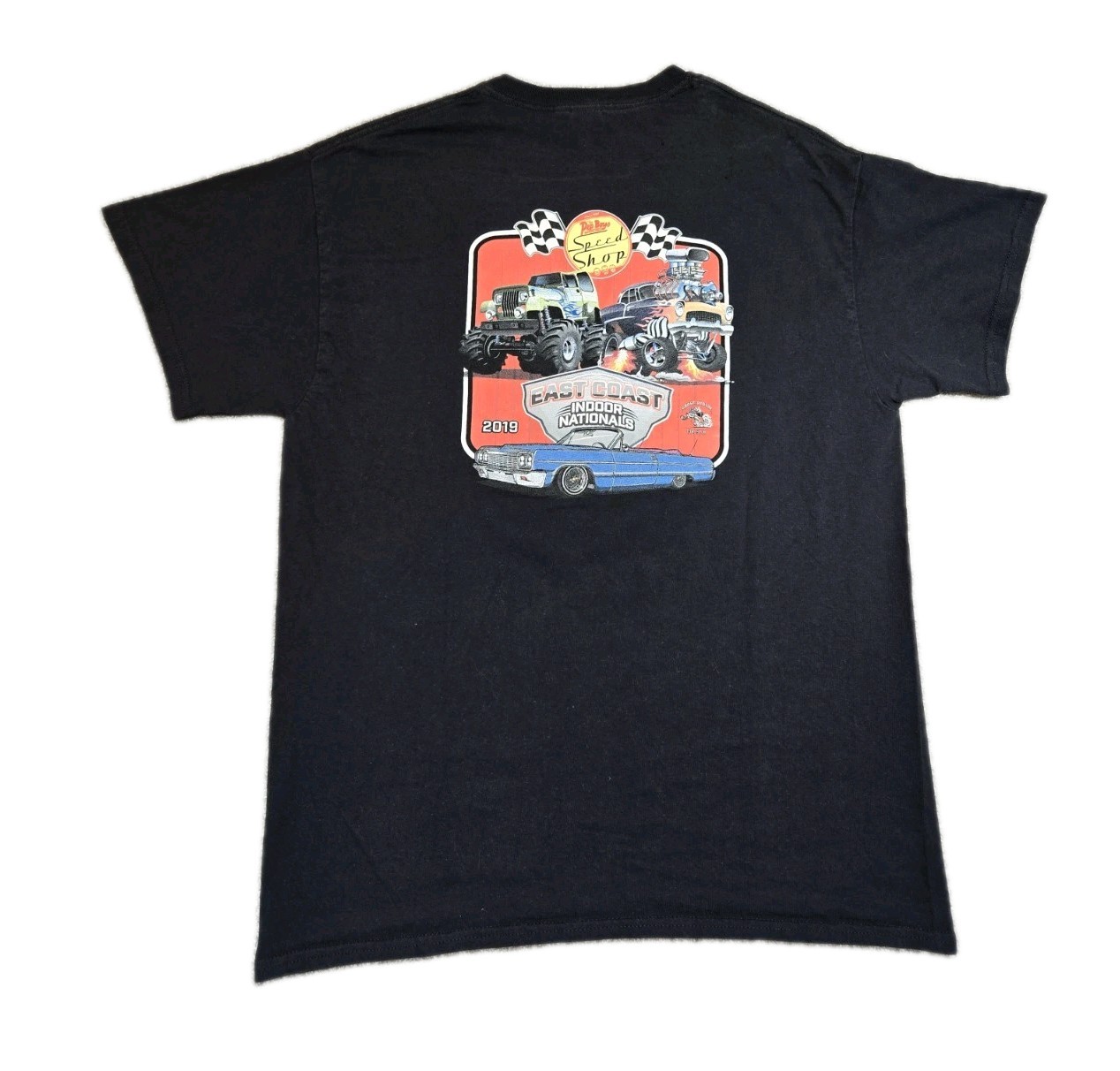 2019 East Coast Indoors Nationals Tee Size Large Hot Rod Tee