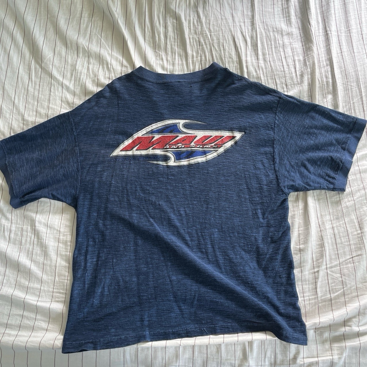 MAUI and Sons Men’s Blue vintage Graphic Logo