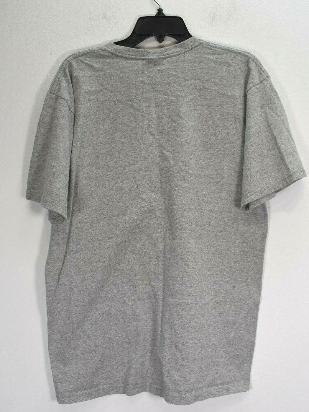 Nike Mens Gray Nike Logo Scoop Neck Short Sleeve Mexico Made Casual T Shirt L