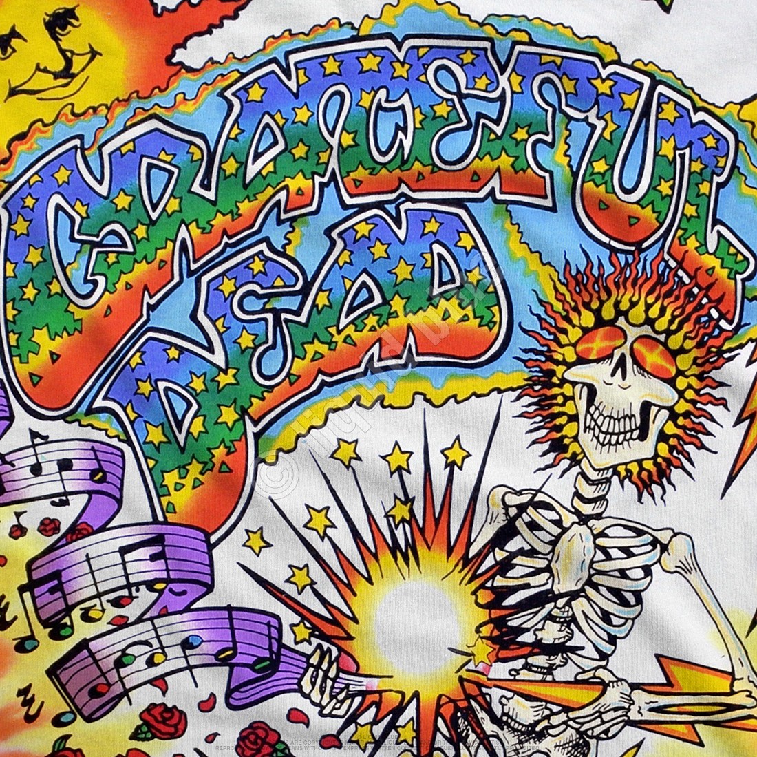 Grateful Dead Summer Tour 92 Tie-Dye T-Shirt Liquid Blue