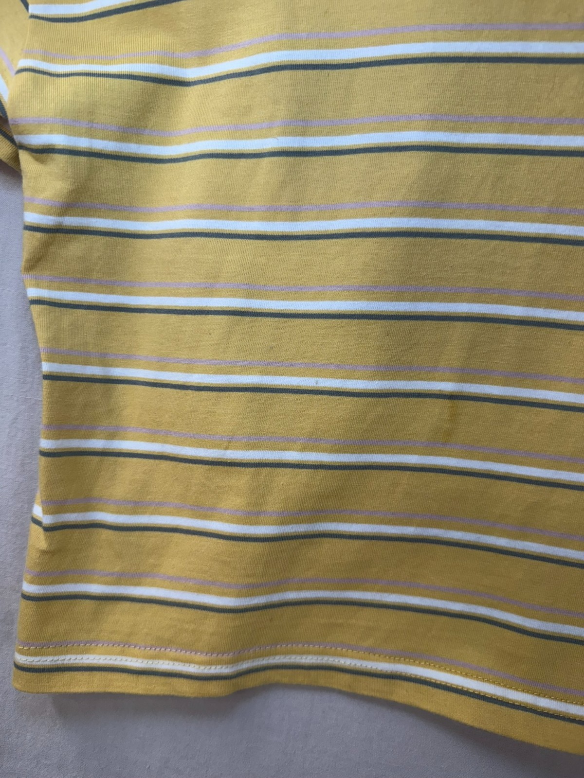 Scotch & Soda Striipedn yellow Tshirt