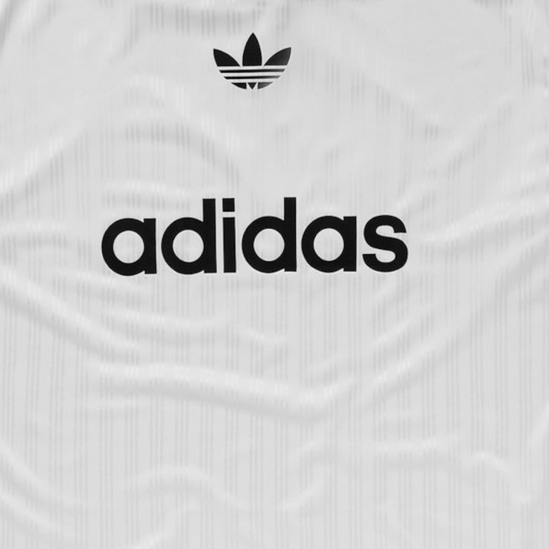 adidas adicolor originals trefoil poly tee shirt XL XXL White Top Football