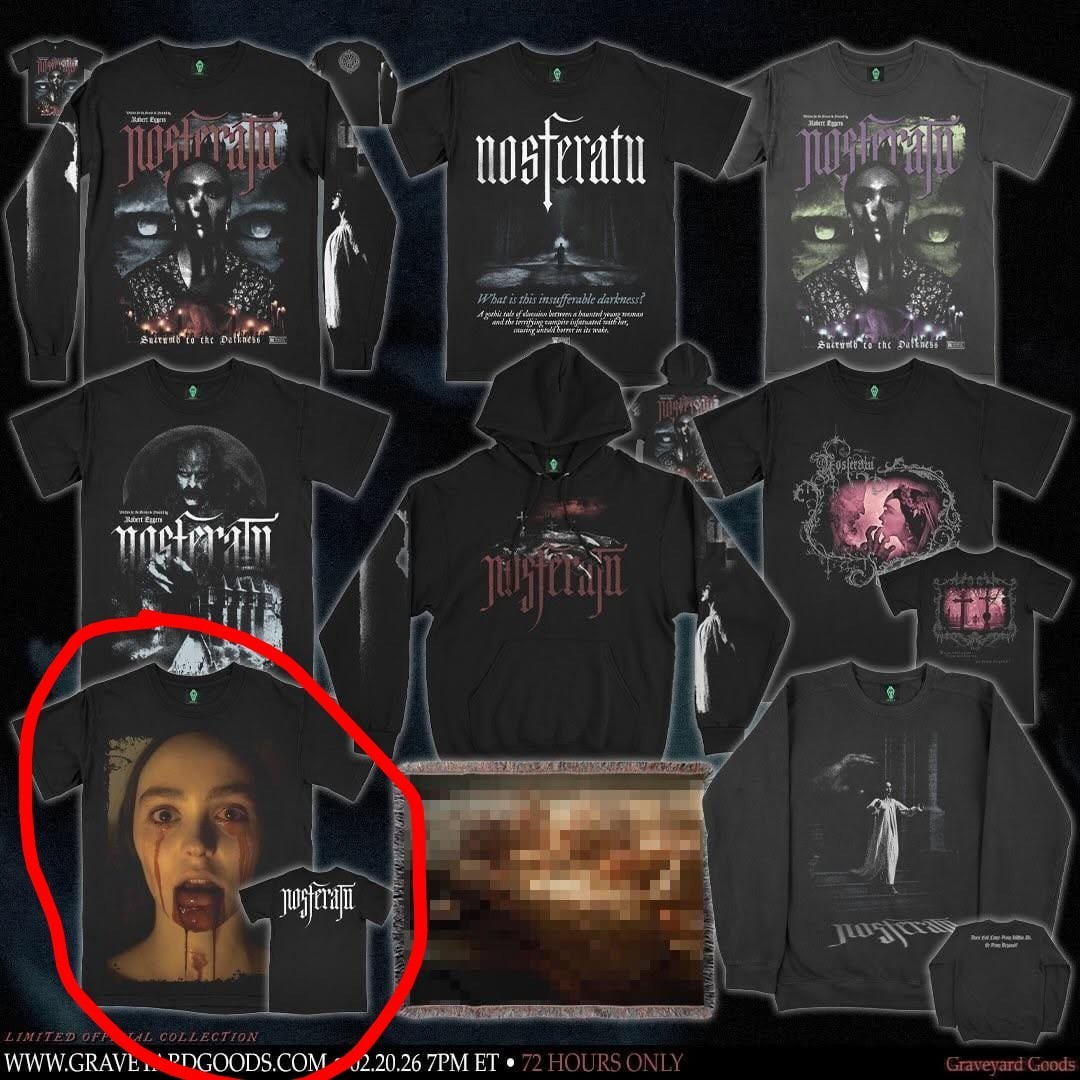 Graveyard Goods XL Short Sleeve Tee Ellen 72 Hrs Unworn Sealed Sold Out