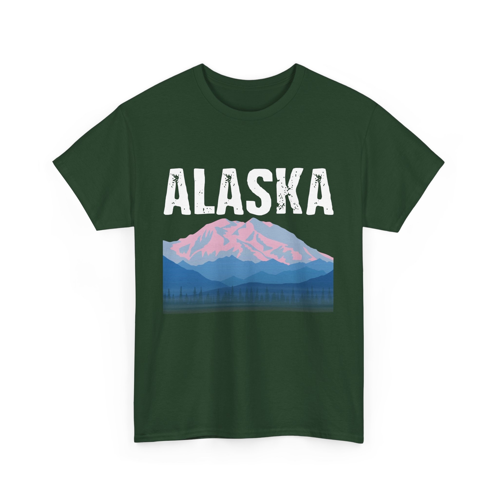 Alaska Shirt, Alaska Mountain Wildlife Lovers Shirt, Winter Lovers Women Men Tee