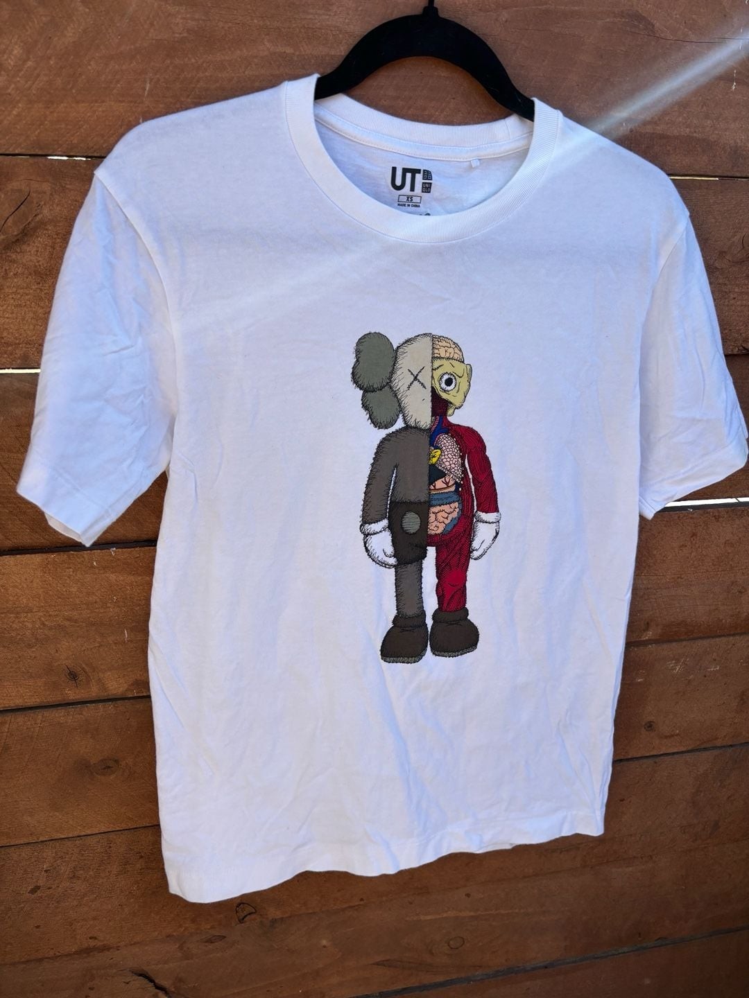 Uniqlo x KAWS UT Flayed Companion Graphic Tee White