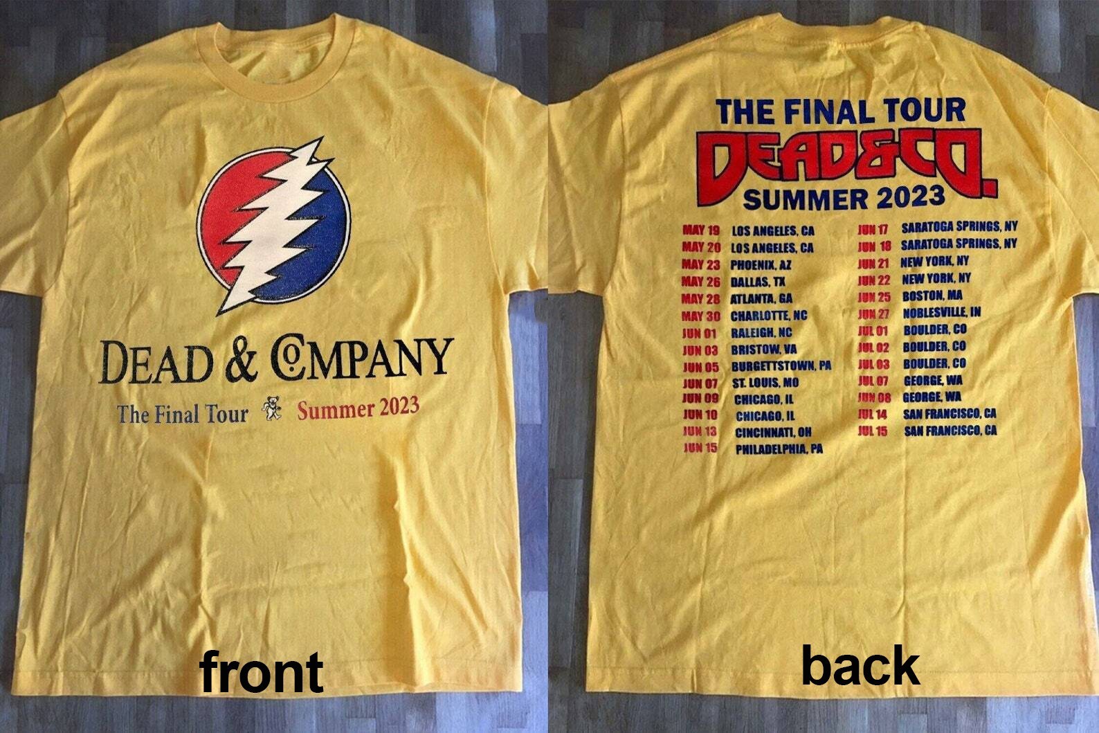 2 sides Dead & Company The Final Summer Tour Shirt Daisy Unisex S-5XL EM0822