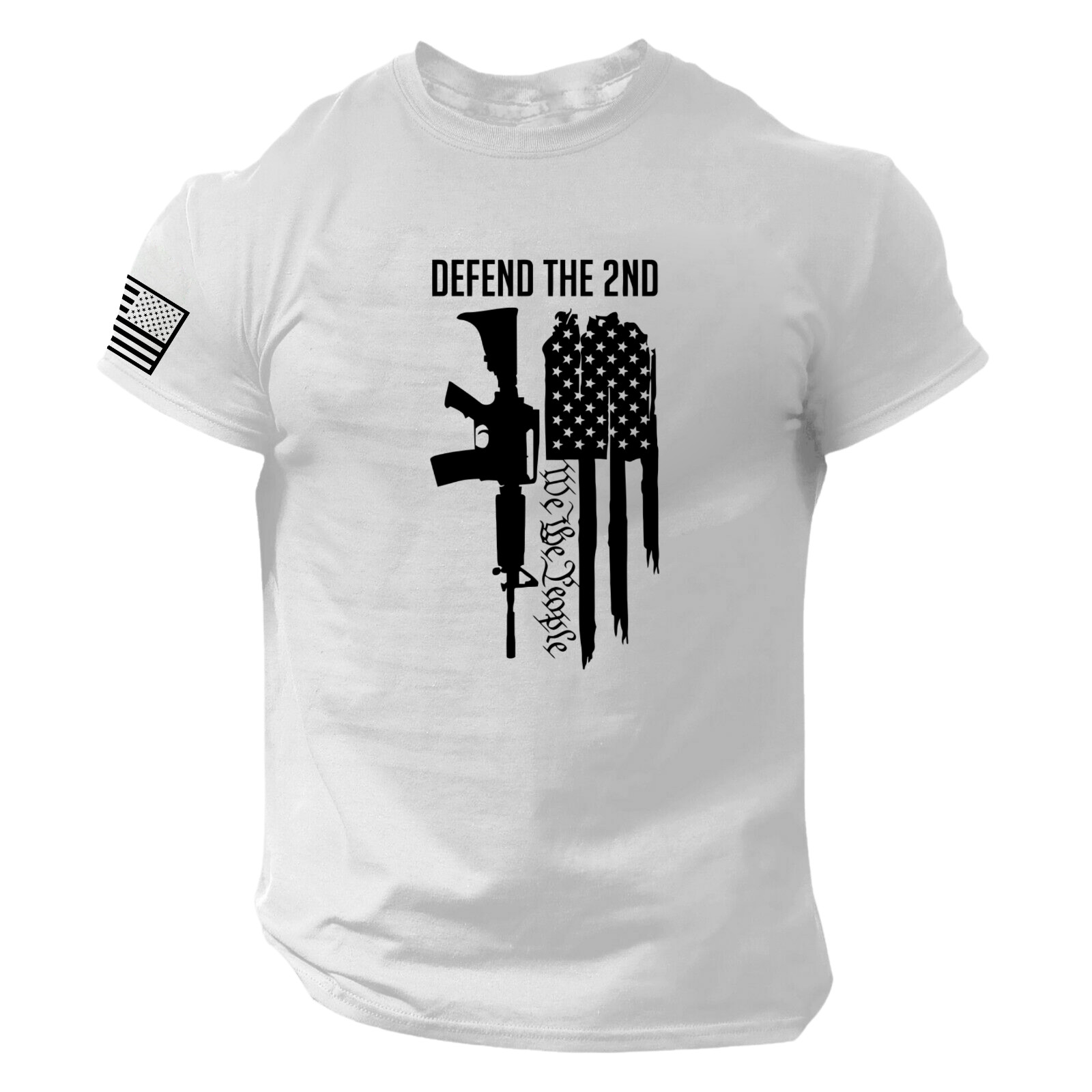 Defend The 2nd Amendment T-Shirt, American Flag, We The People, USA, 1776, 2A