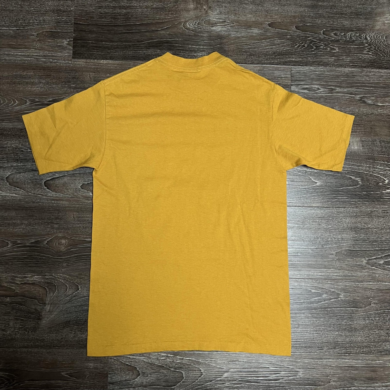 Vintage Levi’s Button Your Fly Shirt Mens Medium Yellow 501 1991 90s Graphic Tee