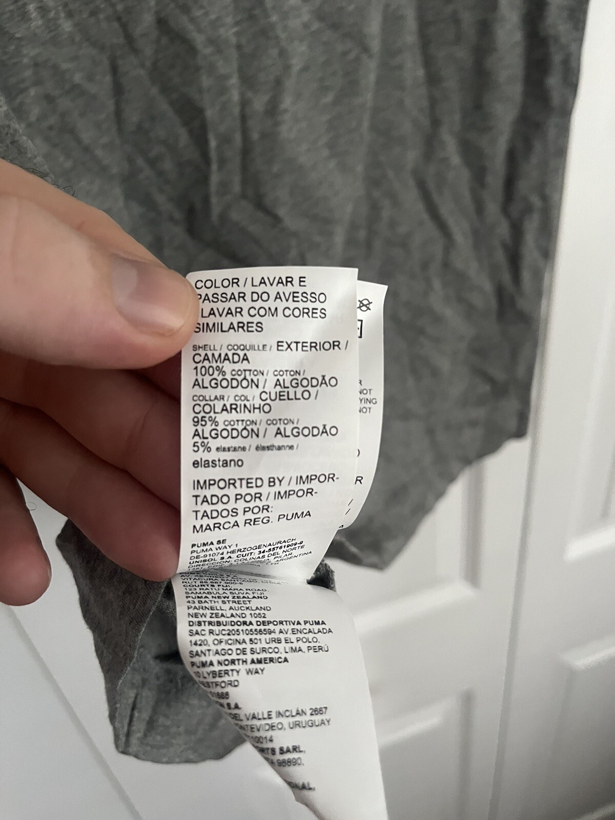 Puma BMW MMS Motorsport T-Shirt Grey Mens Size XS Extra Small