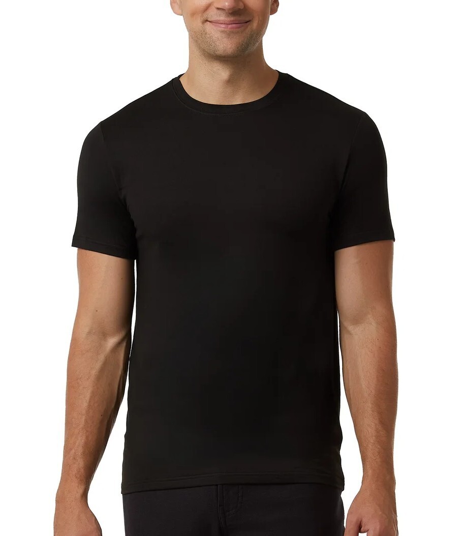 3 PACK – 32 DEGREES COOL MEN’S SHORT SLEEVE CREW NECK SHIRT BLACK OR WHITE