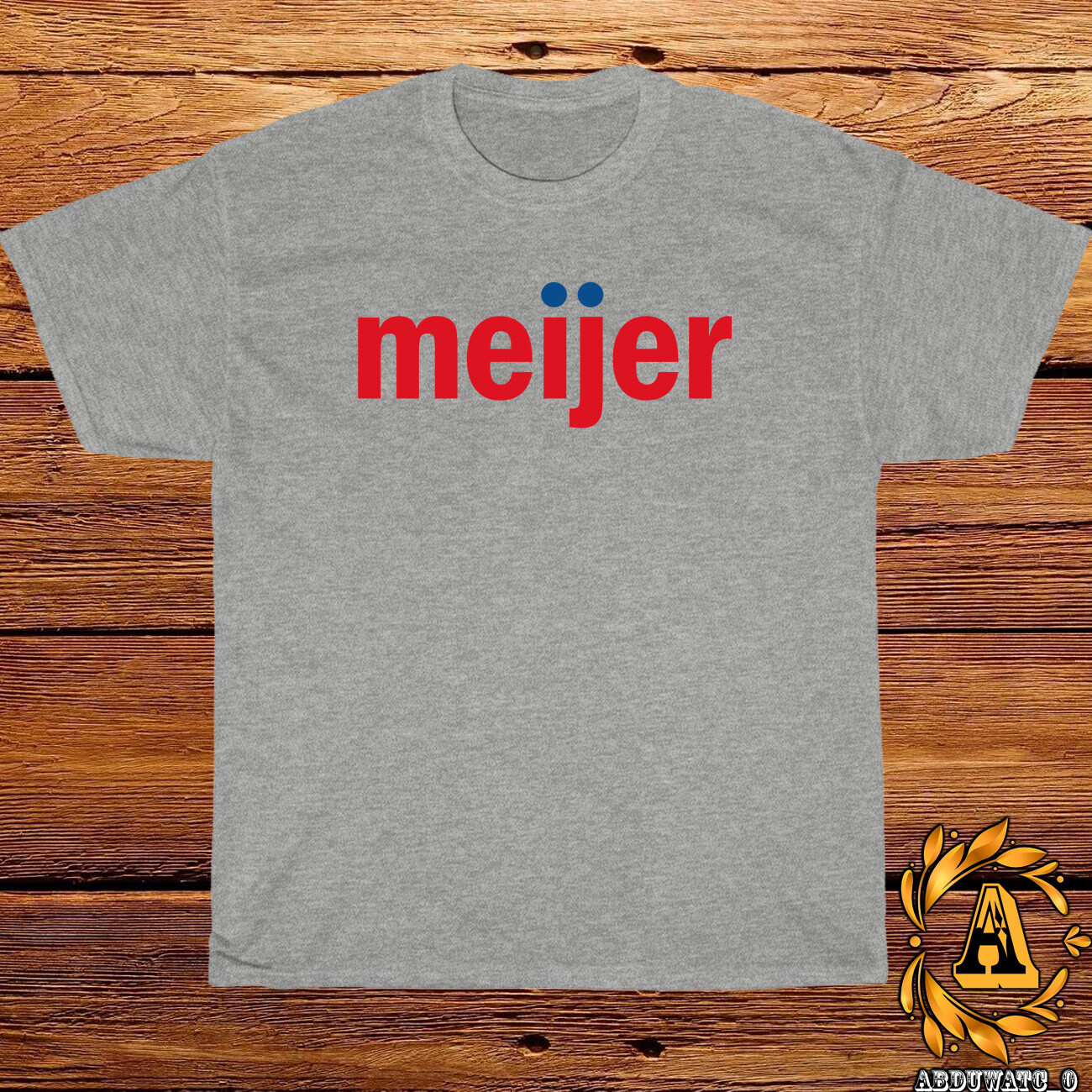 Meijer Groceries Logo Shirt Black/Sport Grey/White/Navy/Red T-Shirt S-5XL