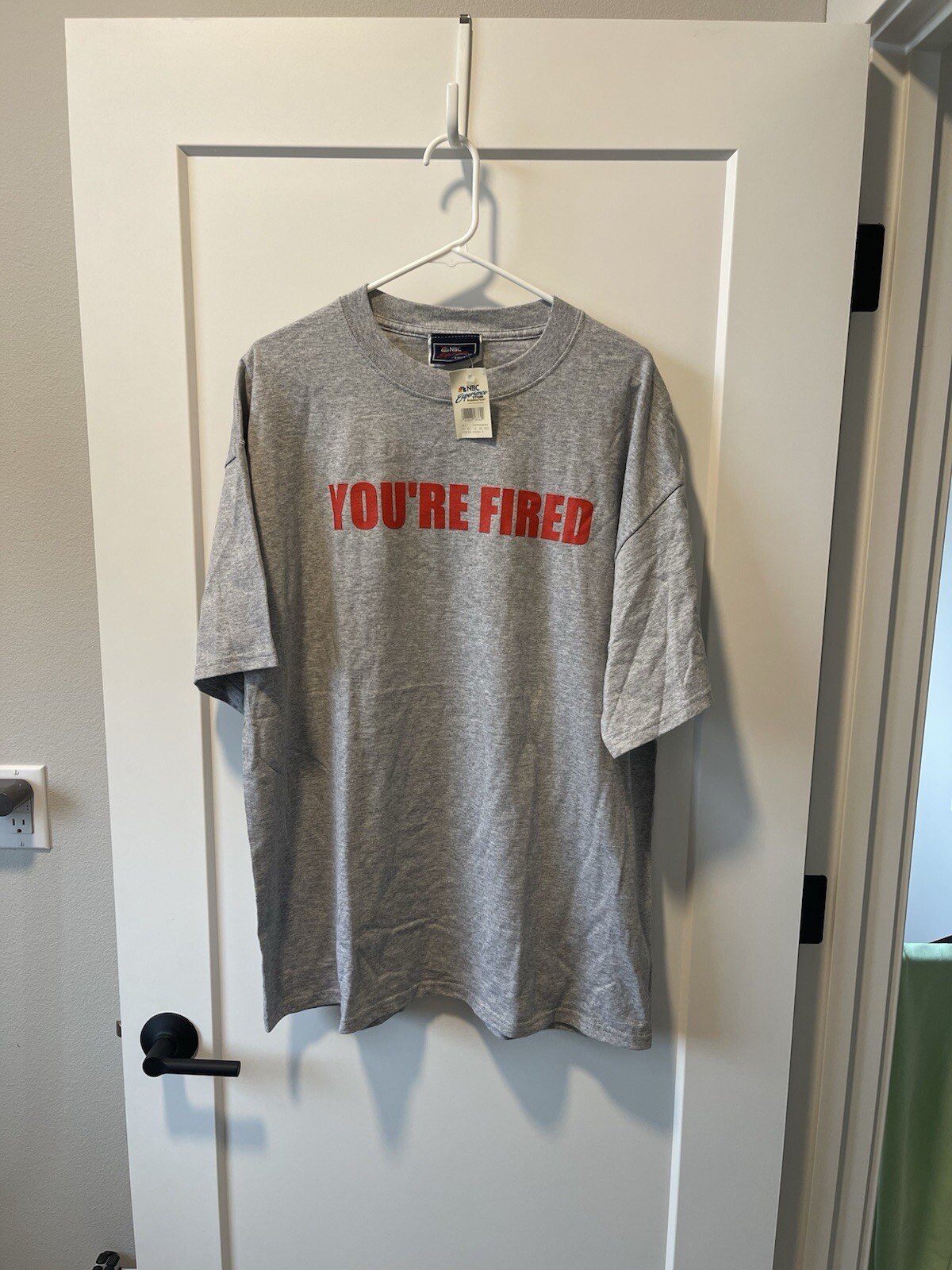 NEW Donald Trump The Apprentice You’re Fired Shirt – XL – NBC Store – 2004 – NWT