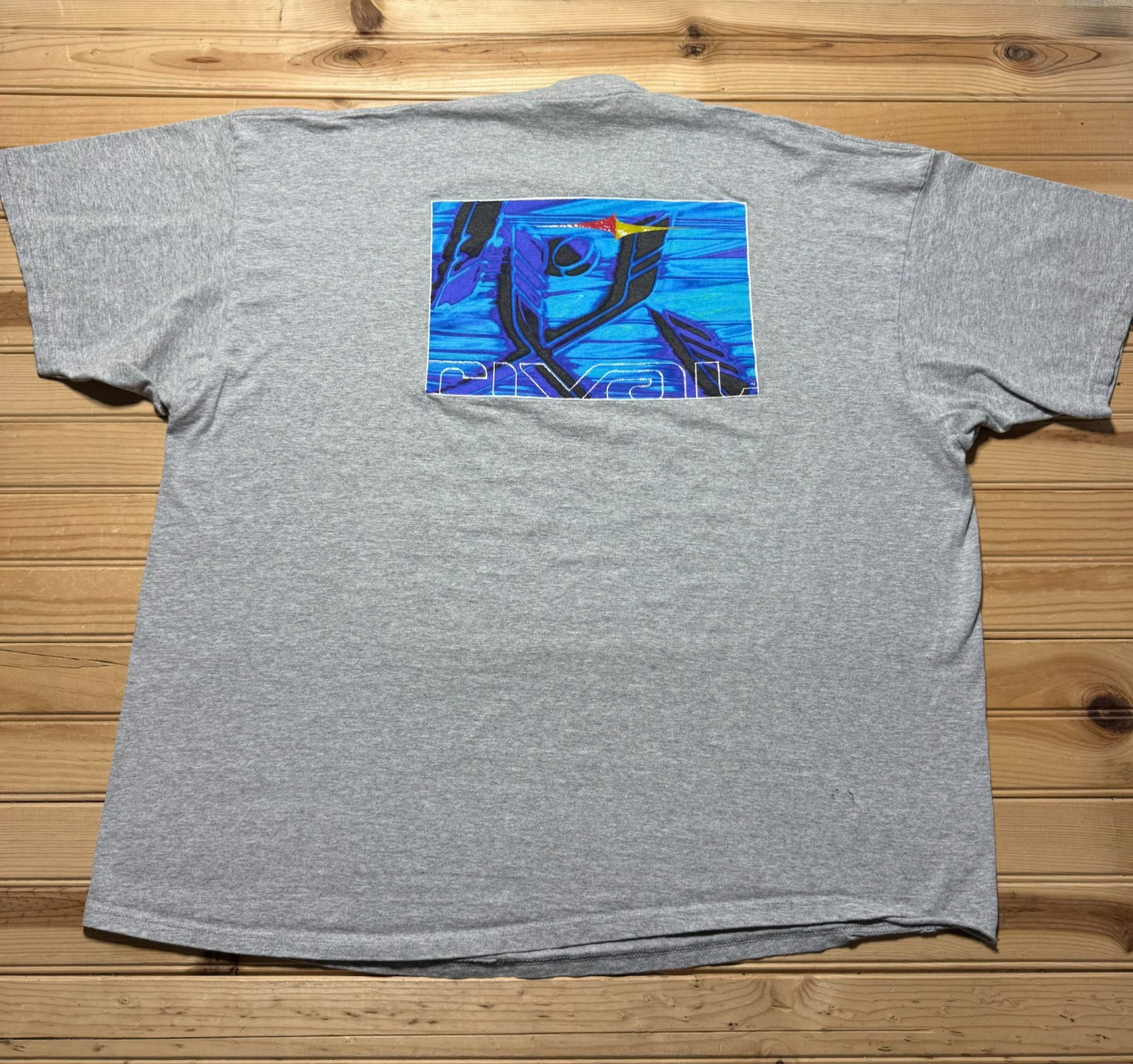 Vintage 90s Rival Hockey Heather Short Sleeve Crewneck T-Shirt USA – Size XXL