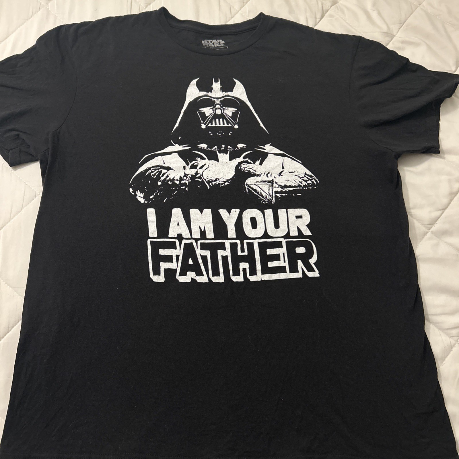 STAR WARS T Shirt Darth Vader Mask Adult XL Fifth Sun Luke I Am Your Father