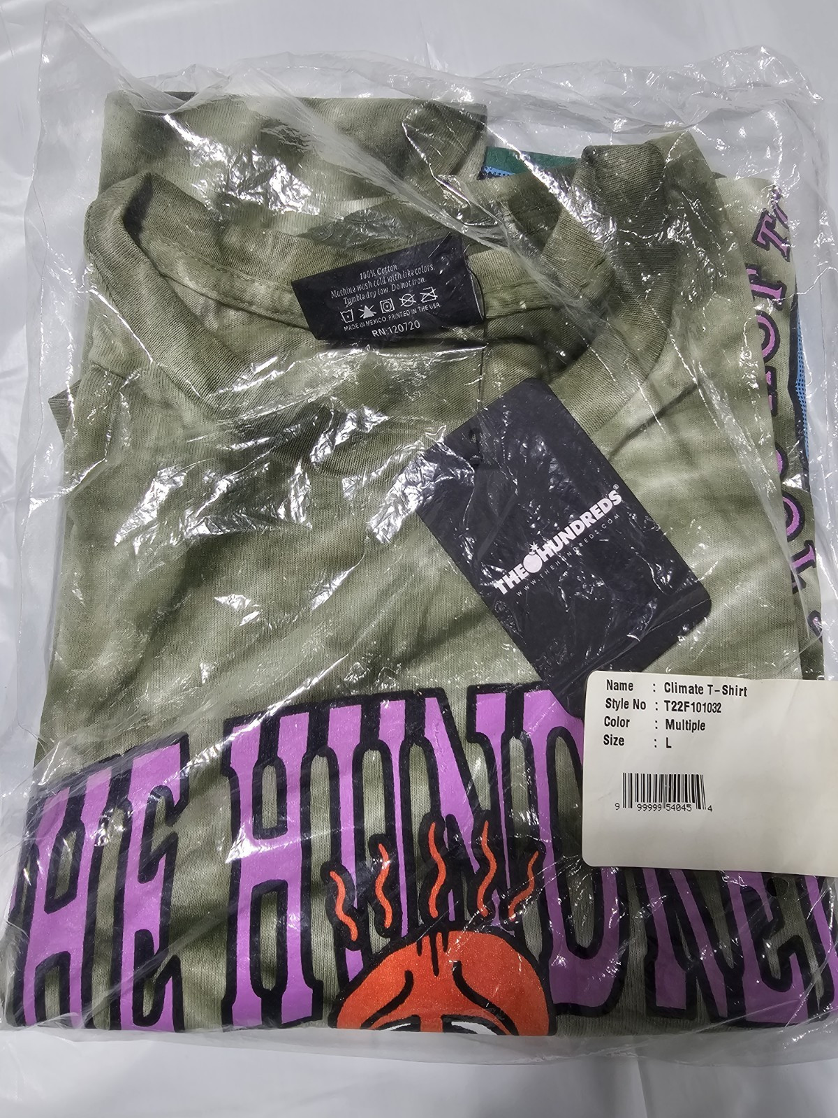 The Hundreds Climate T-Shirt Men’s L Multicolor Graphic Tee