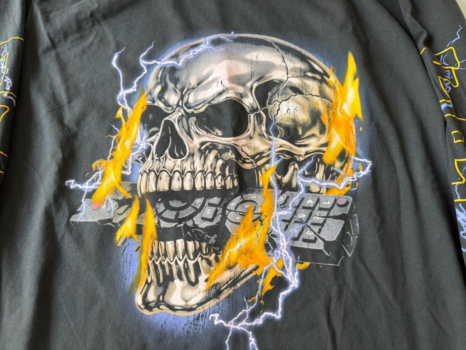 Tubi TV Skull Long Sleeve T-Shirt