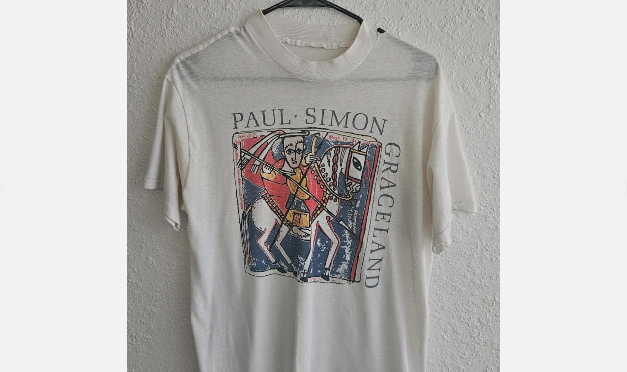 Vintage Paul Simon Graceland Tour Shirt Unisex Concert S to 3XL