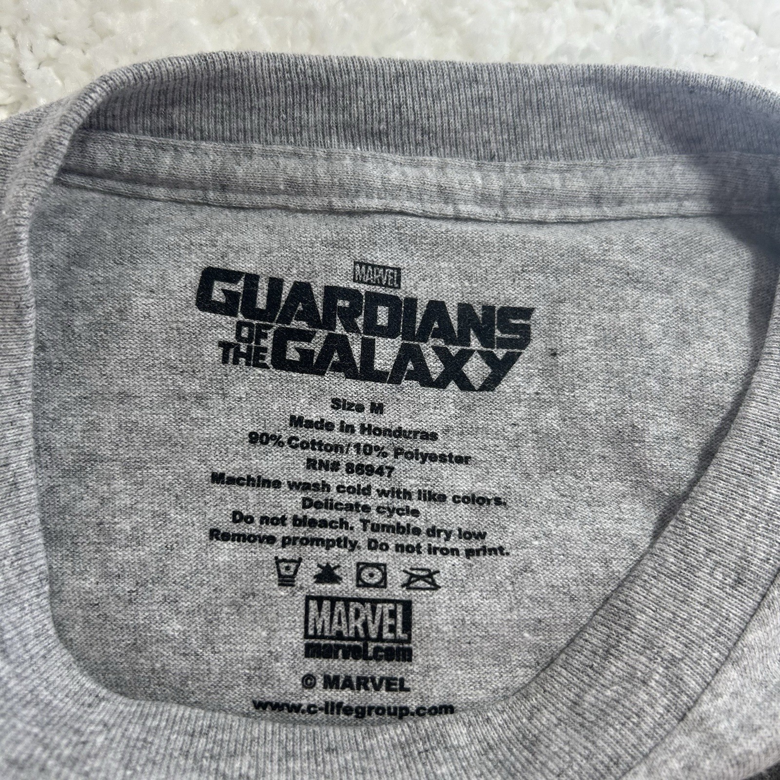 Marvel Guardians of the Galaxy Men’s T-Shirt Gray