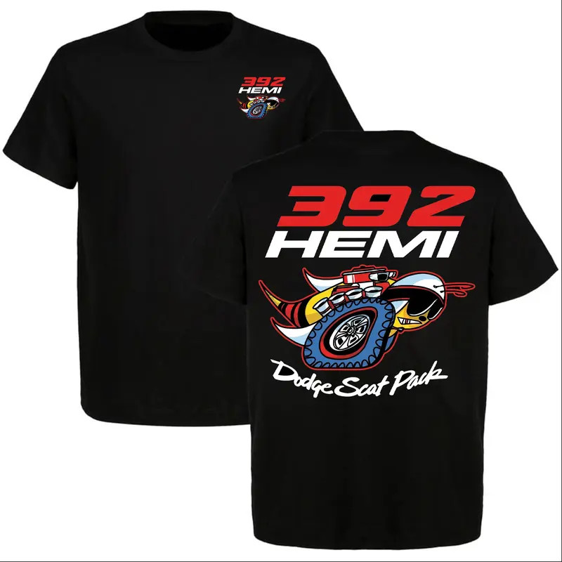 392 HEMI Dodge Scat Pack T-Shirt Bee Graphic Tee Mopar Muscle Car Racing Shirt C