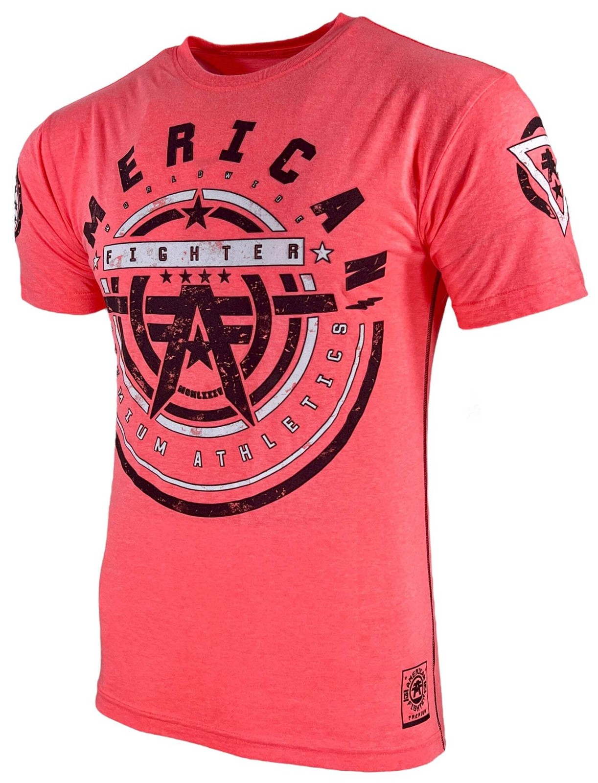 American Fighter Men’s T-shirt GALLOWAY Athletic MMA Pink XS-4XL