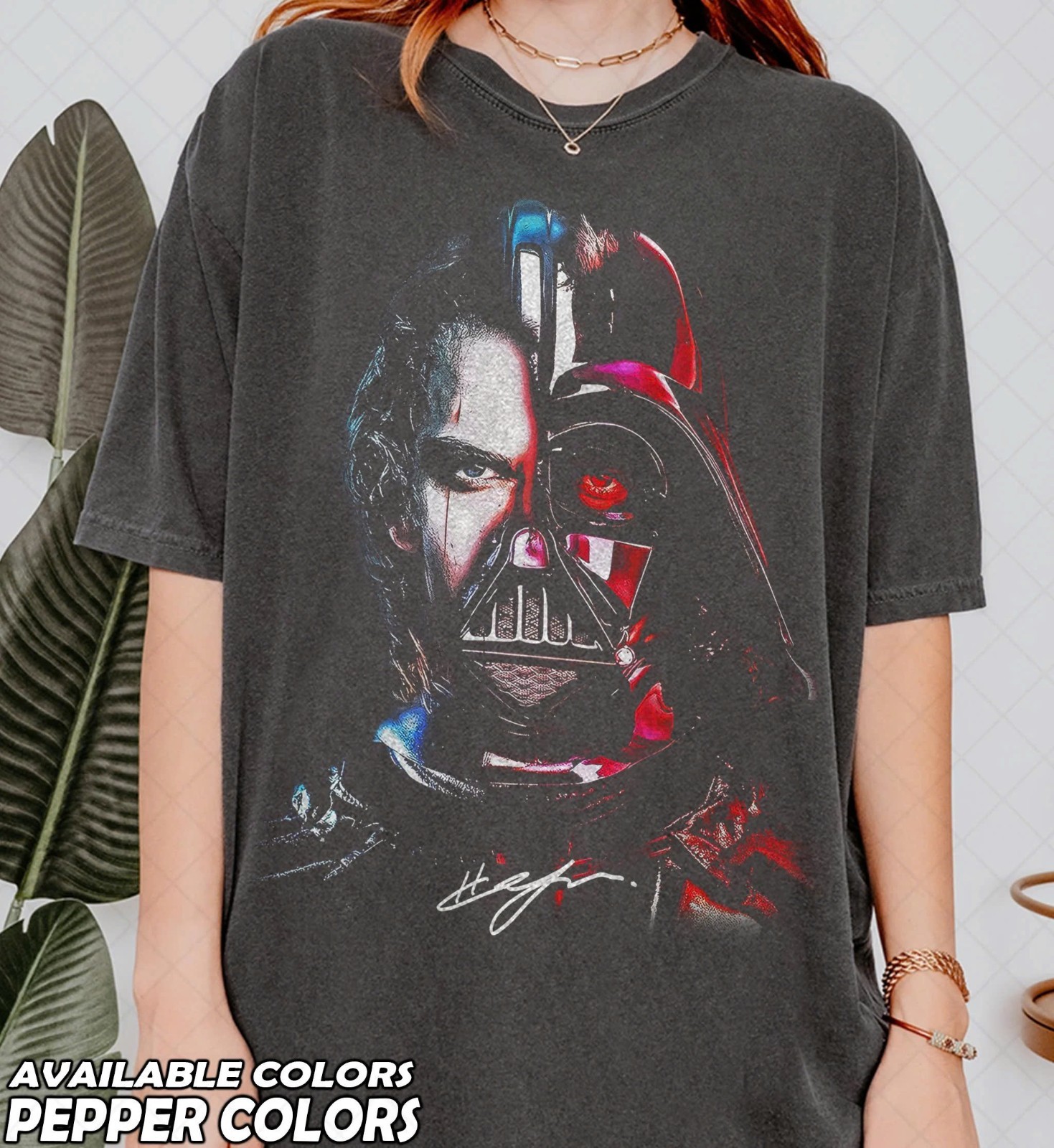 Anakin Skywalker Half Face T-shirt, Star Wars Darth Vader Bootleg Fan T-shirt,
