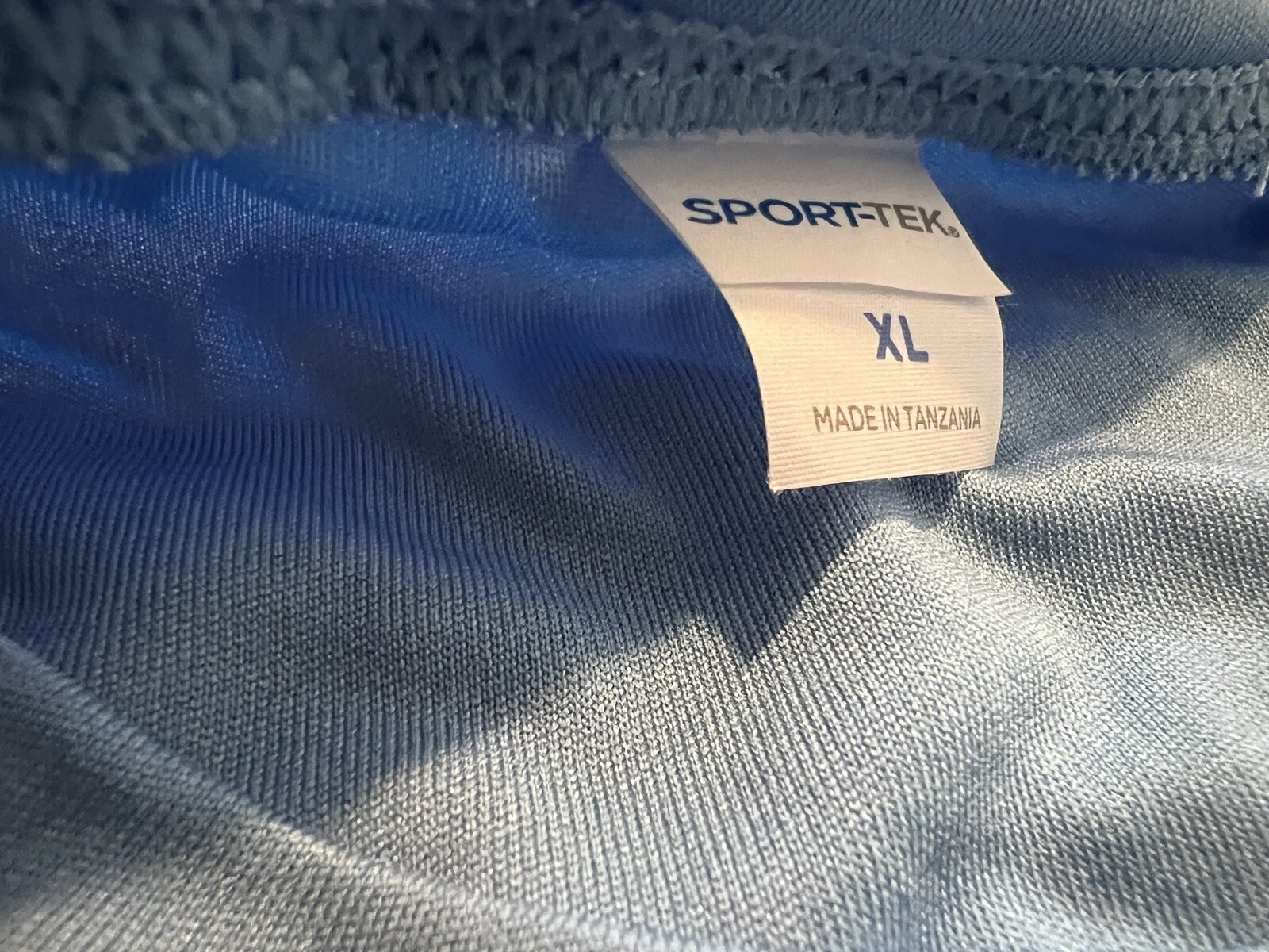 Sport-Tek Adult Short Sleeve T-Shirt Blue Size XL