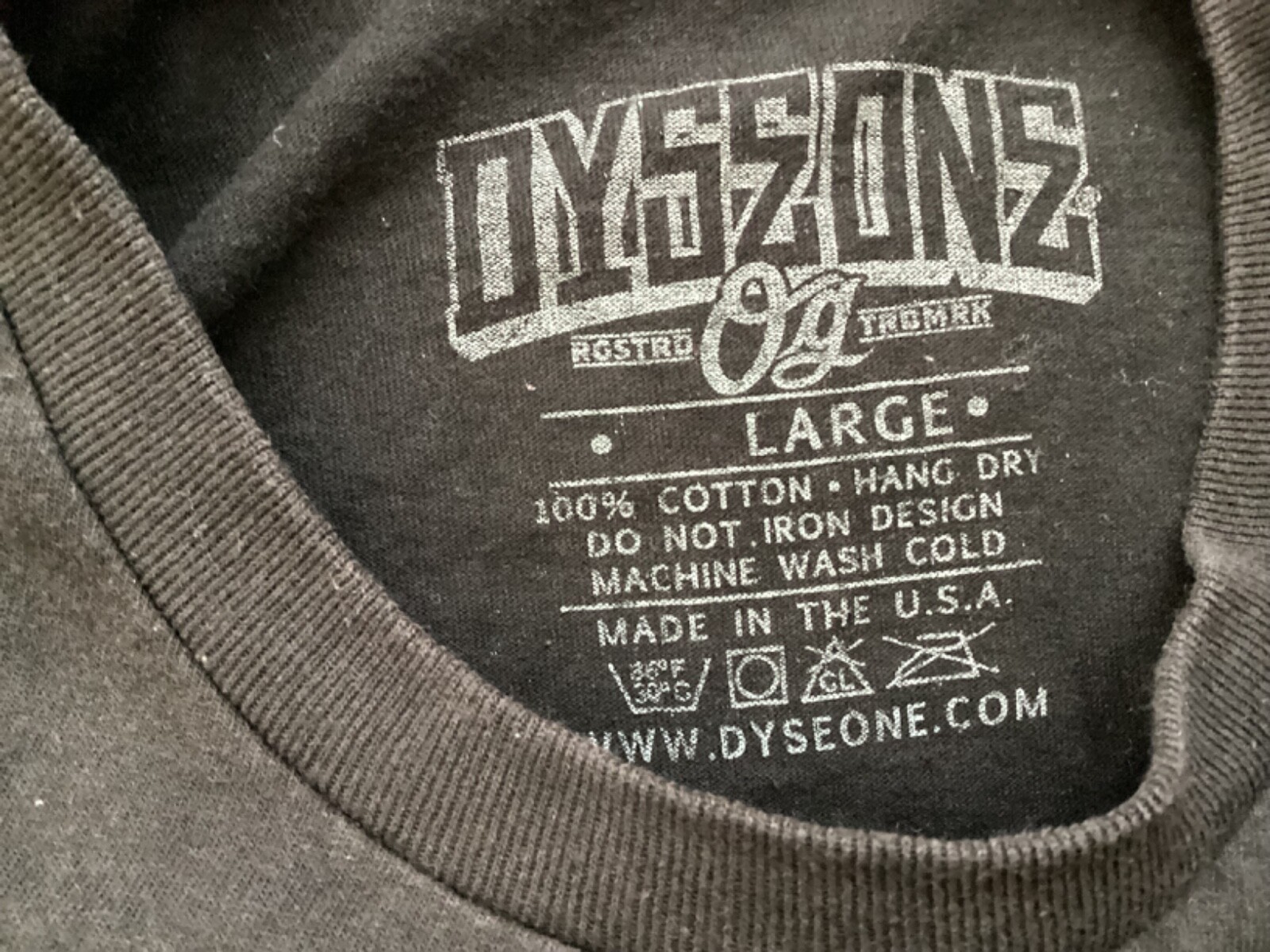 Dyse One Puppet Master Black T Shirt size L