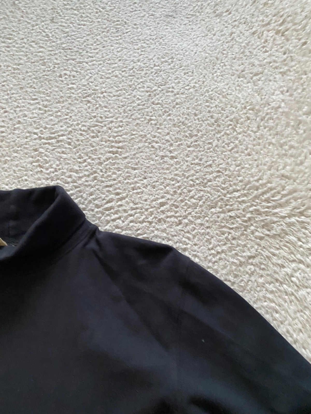 L.L. Bean Men Long Sleeve High Neck T-Shirt Black Size S