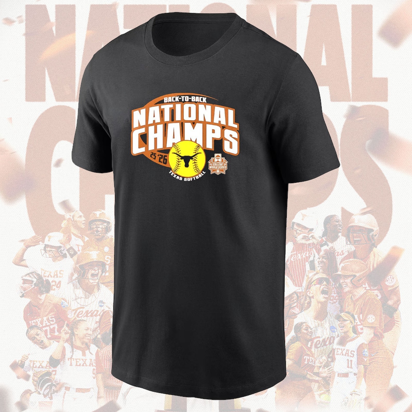 FREESHIP! Texas Longhorns Softball NCAA National Champions 2026 Gift For Fans