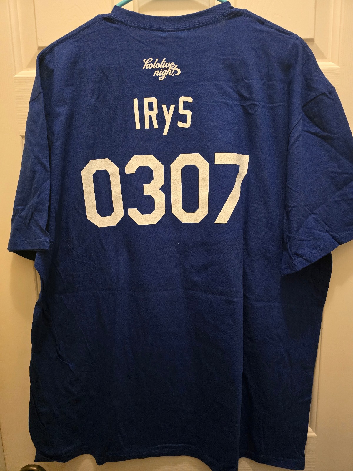 Official LA Dodgers x Hololive Night 2025 IRyS T-Shirt Size XXL / 2XL