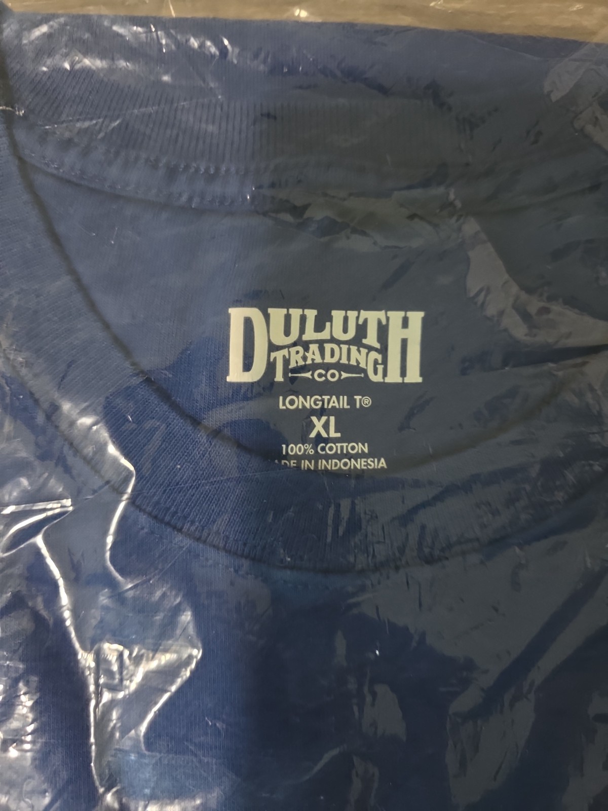 New, original pacakaging, Duluth Trading XL Pocket T-shirt Style 95587 Blue
