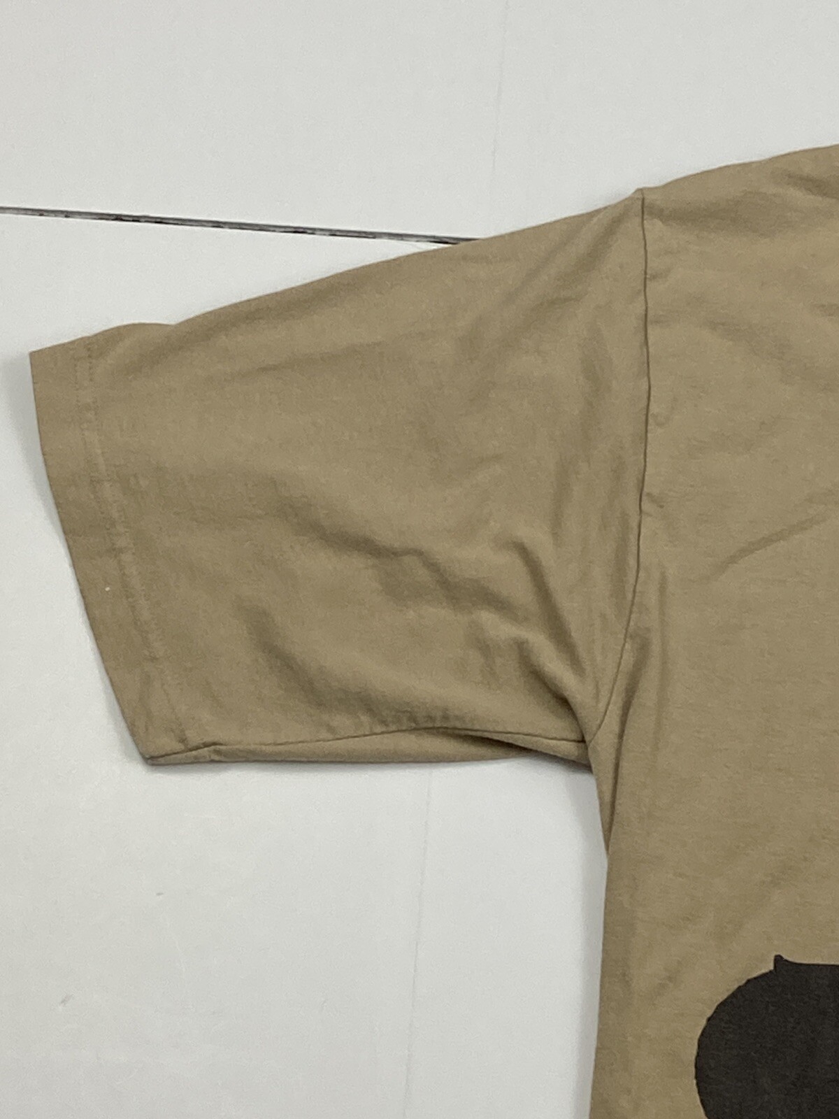 Michael Jordan 23 Silhouette Mens Cotton Graphic Tshirt 2XL Tan Noiz 502