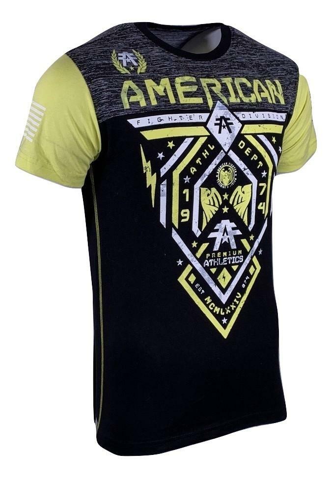 American Fighter Men’s T-shirt FAIRBANKS Athletic Black MMA XS-5XL