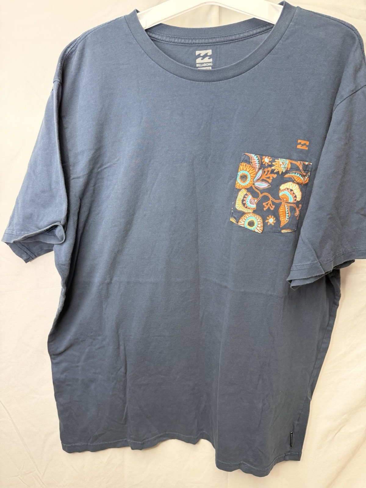 Billabong Men’s XXL Navy Blue Graphic Logo T-Shirt Short Sleeve Surf Skate